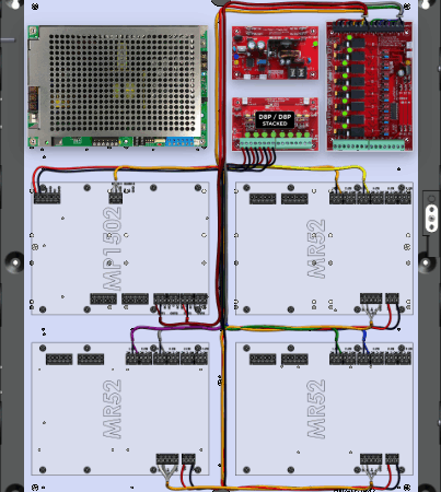 LifeSafetyPower FPG200-B100C8P2D8PE4M/T8-A Mercury ProWire Power Systems 200W Dual Voltage, Universal 8 Relay Lock Outputs 16 Auxiliary Outputs