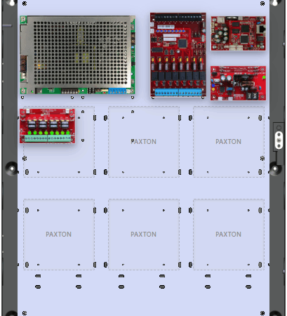 LifeSafetyPower FPG200-B100D8M8NL4E4P Paxton Unified Power Systems 200W Dual Voltage, Universal 8 Managed Lock Outputs 8 Auxiliary Outputs