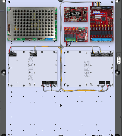 LifeSafetyPower FPG200-B100M8NL4SD4PE4M/T4-A Mercury ProWire Power Systems 200W Dual Voltage, Universal 8 Managed Lock Outputs 4 Managed Auxiliary Outputs