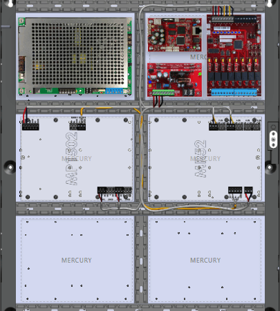 LifeSafetyPower FPG200-B100M8PNL4E4M-WP-DSNY08 Mercury Unified Power Systems 200W Dual Voltage, Universal 8 Managed Lock Outputs