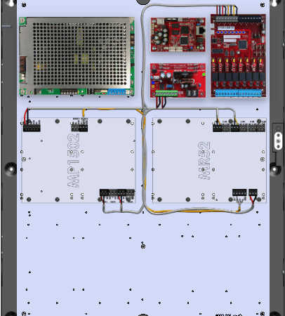 LifeSafetyPower FPG200-B100M8PNL4E4M/T4-A Mercury ProWire Power Systems 200W Dual Voltage, Universal 8 Managed Lock Outputs