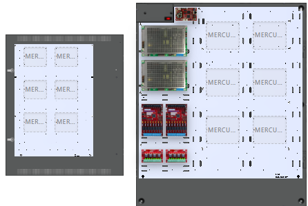 LifeSafetyPower FPG200/200-2D82M8NL4E8M1 Mercury Unified Power Systems 400W Dual Voltage, Universal 16 Managed Lock Outputs 16 Auxiliary Outputs