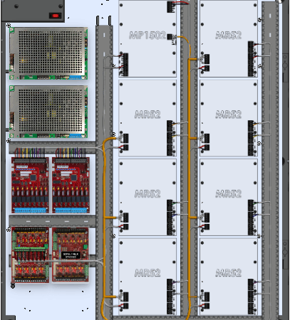 LifeSafetyPower FPG200/200-2M8NLX2SD16E8M2/P16-A Mercury ProWire Power Systems 400W Dual Voltage, Universal 16 Managed Lock Outputs 32 Managed Auxiliary Outputs