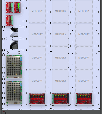 LifeSafetyPower FPG200/200-3C83D8PE12M Mercury Unified Power Systems 400W Dual Voltage, Universal 24 Relay Lock Outputs 24 Auxiliary Outputs