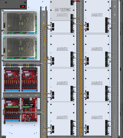 LifeSafetyPower FPG200/200-4M8PNLXE8M2/P16-B/E Mercury ProWire Power Systems 400W Dual Voltage, Universal 32 Managed Lock Outputs