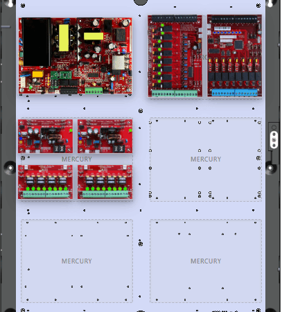 LifeSafetyPower FPO150-2B100C8P2D8M8PE4M Mercury Unified Power Systems 150W Dual Voltage, 120 VAC 8 Managed Lock Outputs | 8 Relay Lock Outputs 16 Auxiliary Outputs