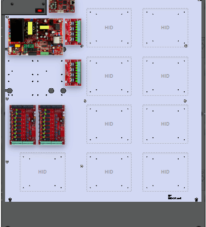 LifeSafetyPower FPO150-2C82D8NL4E8V HID Unified Power Systems 150W Single Voltage, 120 VAC 16 Relay Lock Outputs 16 Auxiliary Outputs