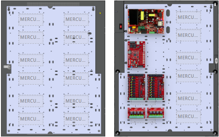 LifeSafetyPower FPO150-2C82D8NLXE6M1 Mercury Unified Power Systems 150W Single Voltage, 120 VAC 16 Relay Lock Outputs 16 Auxiliary Outputs