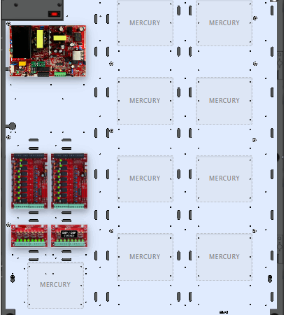 LifeSafetyPower FPO150-2C83D8PE8M2 Mercury Unified Power Systems 150W Single Voltage, 120 VAC 16 Relay Lock Outputs 24 Auxiliary Outputs