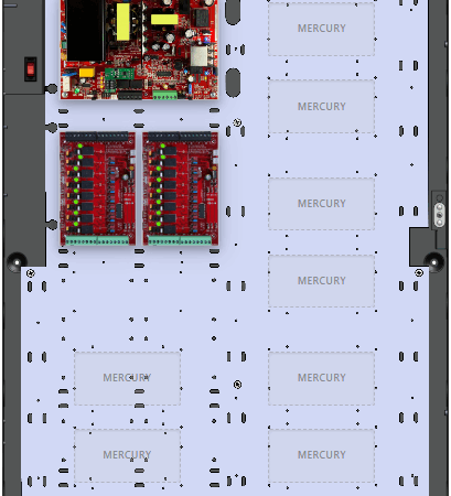 LifeSafetyPower FPO150-2C8PE6M Mercury Unified Power Systems 150W Single Voltage, 120 VAC 16 Relay Lock Outputs