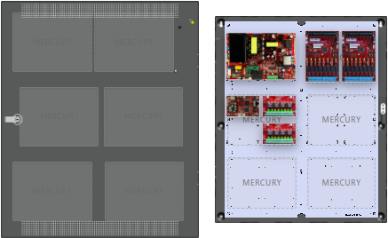 LifeSafetyPower FPO150-2D82M8PNL4E4M1 Mercury Unified Power Systems 150W Single Voltage, 120 VAC 16 Managed Lock Outputs 16 Auxiliary Outputs