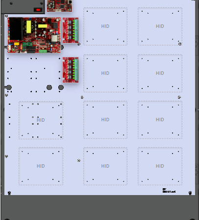 LifeSafetyPower FPO150-2D8NL4E8V HID Unified Power Systems 150W Single Voltage, 120 VAC 16 Auxiliary Outputs