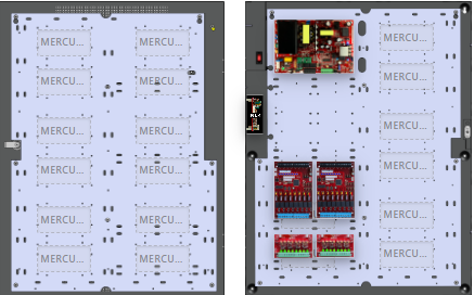 LifeSafetyPower FPO150-2D8P2M8NL4E6M1 Mercury Unified Power Systems 150W Single Voltage, 120 VAC 16 Managed Lock Outputs 16 Auxiliary Outputs