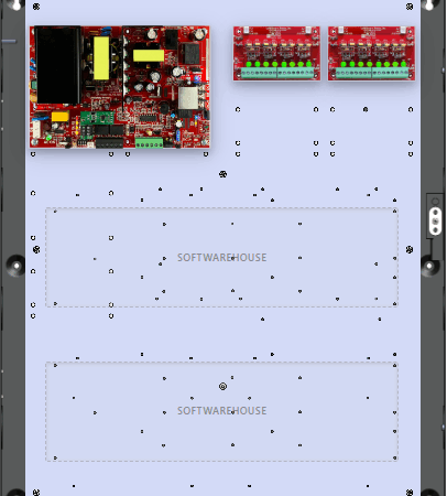 LifeSafetyPower FPO150-2D8PE4S Software House Unified Power Systems 150W Single Voltage, 120 VAC 16 Auxiliary Outputs