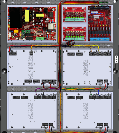 LifeSafetyPower FPO150-2D8PM8E4M/P8-A Mercury ProWire Power Systems 150W Single Voltage, 120 VAC 8 Managed Lock Outputs 16 Auxiliary Outputs