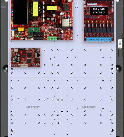 LifeSafetyPower FPO150-2M8NL4E2M/E Mercury Unified Power Systems 150W Single Voltage, 230 VAC 16 Managed Lock Outputs