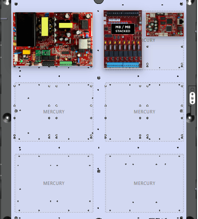 LifeSafetyPower FPO150-2M8NL4E4M Mercury Unified Power Systems 150W Single Voltage, 120 VAC 16 Managed Lock Outputs