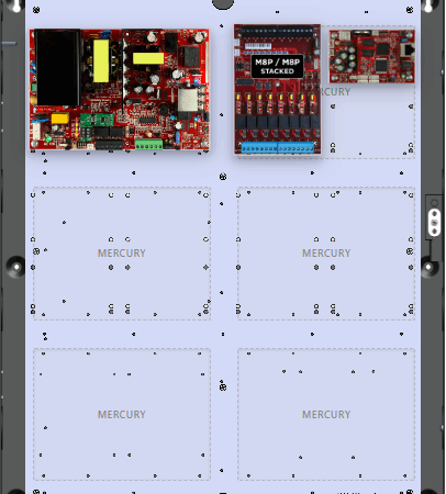 LifeSafetyPower FPO150-2M8PNL4E4M Mercury Unified Power Systems 150W Single Voltage, 120 VAC 16 Managed Lock Outputs