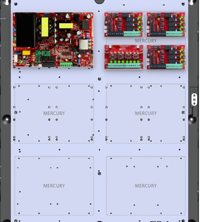 LifeSafetyPower FPO150-3C4PD8PE4M Mercury Unified Power Systems 150W Single Voltage, 120 VAC 12 Relay Lock Outputs 8 Auxiliary Outputs