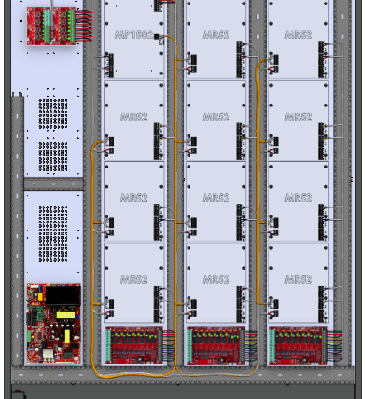 LifeSafetyPower FPO150-3C8P2D8PE12M/P24-A Mercury ProWire Power Systems 150W Single Voltage, 120 VAC 24 Relay Lock Outputs 16 Auxiliary Outputs