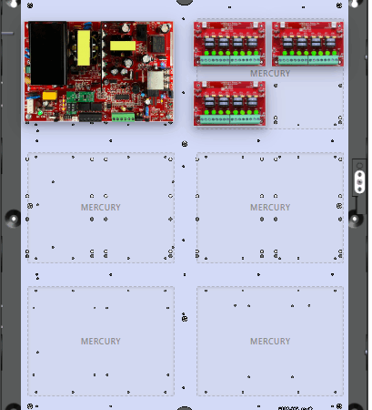 LifeSafetyPower FPO150-3D8E4M Mercury Unified Power Systems 150W Single Voltage, 120 VAC 24 Auxiliary Outputs
