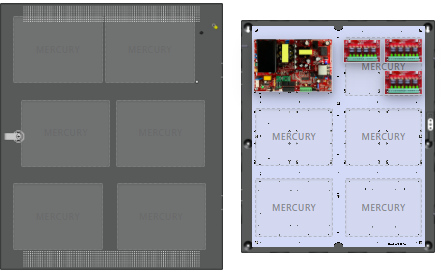 LifeSafetyPower FPO150-3D8E4M1 Mercury Unified Power Systems 150W Single Voltage, 120 VAC 24 Auxiliary Outputs