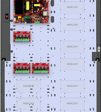 LifeSafetyPower FPO150-3D8E6M Mercury Unified Power Systems 150W Single Voltage, 120 VAC 24 Auxiliary Outputs