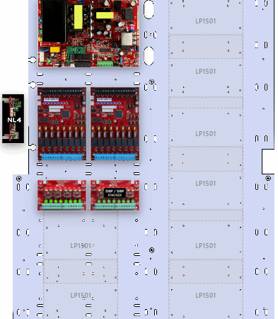 LifeSafetyPower FPO150-3D8P2M8NL4BP6M 150W Single Voltage, 120 VAC 16 Managed Lock Outputs 24 Auxiliary Outputs