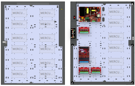 LifeSafetyPower FPO150-3D8PM8PNL4E6M1 Mercury Unified Power Systems 150W Single Voltage, 120 VAC 8 Managed Lock Outputs 24 Auxiliary Outputs