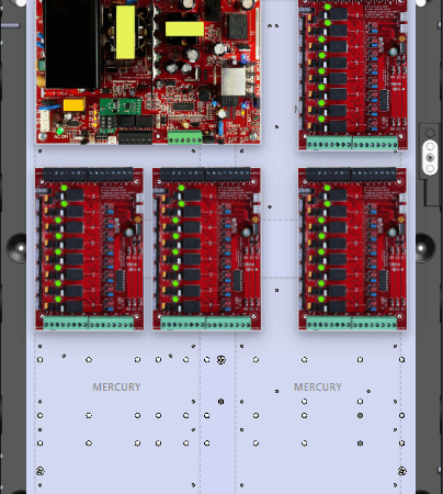 LifeSafetyPower FPO150-4C8E2M Mercury Unified Power Systems 150W Single Voltage, 120 VAC 32 Relay Lock Outputs
