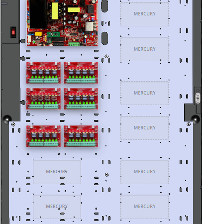 LifeSafetyPower FPO150-5D8D8PE6M Mercury Unified Power Systems 150W Single Voltage, 120 VAC 48 Auxiliary Outputs