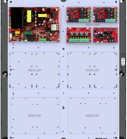 LifeSafetyPower FPO150-B1002C4D8E4M Mercury Unified Power Systems 150W Dual Voltage, 120 VAC 8 Relay Lock Outputs 8 Auxiliary Outputs