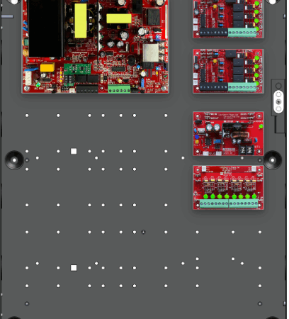 LifeSafetyPower FPO150-B1002C4PD8PE2 Standard Power Systems 150W Dual Voltage, 120 VAC 8 Relay Lock Outputs 8 Auxiliary Outputs