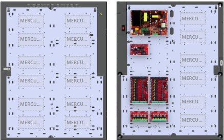 LifeSafetyPower FPO150-B1002C82D8E6M1 Mercury Unified Power Systems 150W Dual Voltage, 120 VAC 16 Relay Lock Outputs 16 Auxiliary Outputs