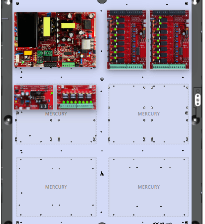 LifeSafetyPower FPO150-B1002C8D8E4M Mercury Unified Power Systems 150W Dual Voltage, 120 VAC 16 Relay Lock Outputs 8 Auxiliary Outputs