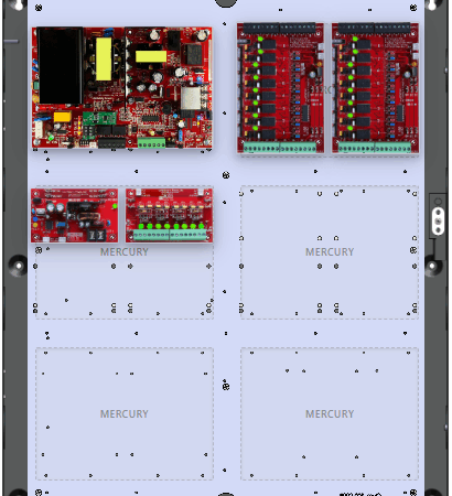 LifeSafetyPower FPO150-B1002C8D8PE4M Mercury Unified Power Systems 150W Dual Voltage, 120 VAC 16 Relay Lock Outputs 8 Auxiliary Outputs