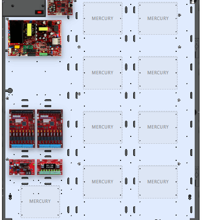 LifeSafetyPower FPO150-B1002D82M8NL4E8M2 Mercury Unified Power Systems 150W Dual Voltage, 120 VAC 16 Managed Lock Outputs 16 Auxiliary Outputs