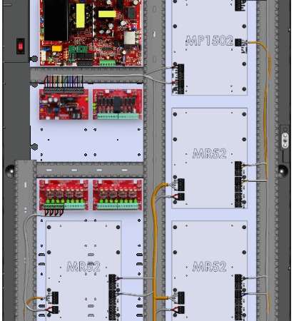 LifeSafetyPower FPO150-B1002D8PF8PE6M/P8-A Mercury ProWire Power Systems 150W Dual Voltage, 120 VAC 16 Auxiliary Outputs