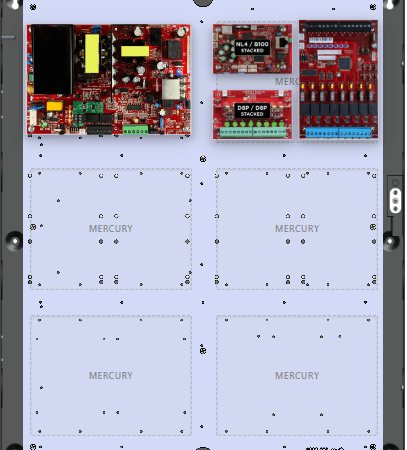 LifeSafetyPower FPO150-B1002D8PM8NL4E4M/E Mercury Unified Power Systems 150W Dual Voltage, 230 VAC 8 Managed Lock Outputs 16 Auxiliary Outputs