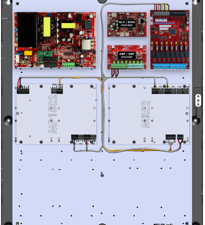 LifeSafetyPower FPO150-B1002D8PM8NL4E4M/T4-A Mercury ProWire Power Systems 150W Dual Voltage, 120 VAC 8 Managed Lock Outputs 16 Auxiliary Outputs