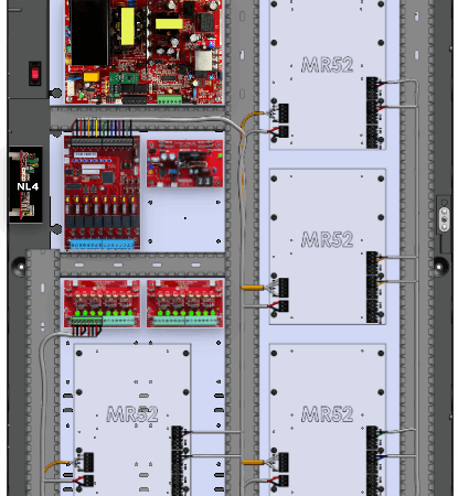 LifeSafetyPower FPO150-B1002D8PM8NL4E6M/P8-C/E Mercury ProWire Power Systems 150W Dual Voltage, 230 VAC 8 Managed Lock Outputs 16 Auxiliary Outputs