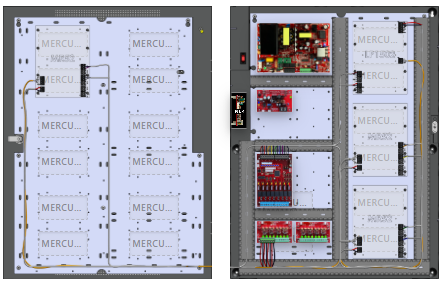 LifeSafetyPower FPO150-B1002D8PM8NL4E6M1-WP-TWT02 Mercury Unified Power Systems 150W Dual Voltage, 120 VAC 8 Managed Lock Outputs 16 Auxiliary Outputs