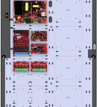 LifeSafetyPower FPO150-B1002D8PM8NL4E6V HID Unified Power Systems 150W Dual Voltage, 120 VAC 8 Managed Lock Outputs 16 Auxiliary Outputs