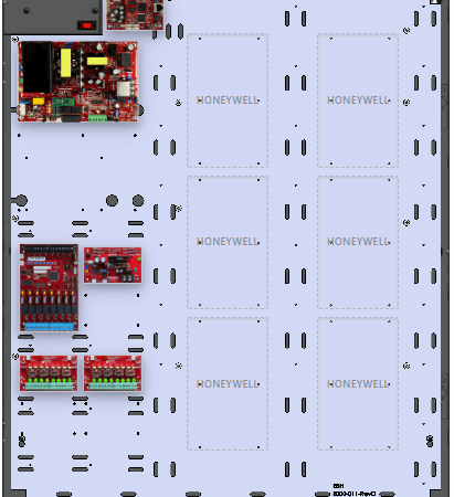 LifeSafetyPower FPO150-B1002D8PM8NL4E8H/P8-A-ANT Honeywell Unified Power Systems 150W Dual Voltage, 120 VAC 8 Managed Lock Outputs 16 Auxiliary Outputs