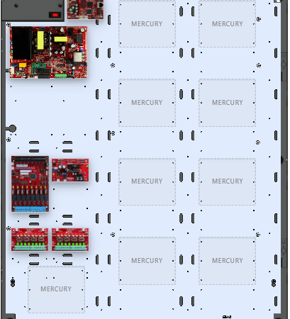 LifeSafetyPower FPO150-B1002D8PM8NL4E8M2 Mercury Unified Power Systems 150W Dual Voltage, 120 VAC 8 Managed Lock Outputs 16 Auxiliary Outputs