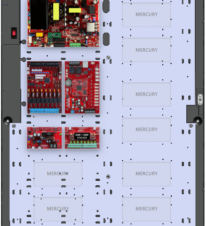 LifeSafetyPower FPO150-B1002D8PM8NLXE6M Mercury Unified Power Systems 150W Dual Voltage, 120 VAC 8 Managed Lock Outputs 16 Auxiliary Outputs