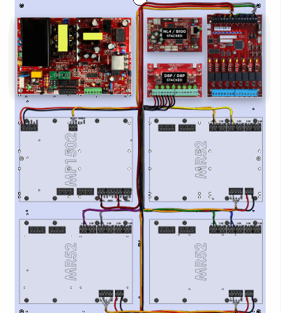 LifeSafetyPower FPO150-B1002D8PM8PNL4BP4M/T8-A 150W Dual Voltage, 120 VAC 8 Managed Lock Outputs 16 Auxiliary Outputs