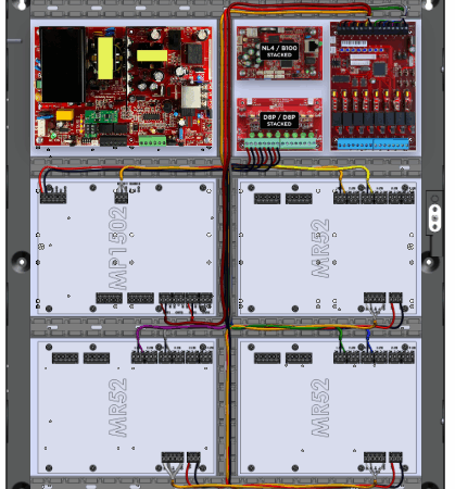 LifeSafetyPower FPO150-B1002D8PM8PNL4E4M/P8-A Mercury ProWire Power Systems 150W Dual Voltage, 120 VAC 8 Managed Lock Outputs 16 Auxiliary Outputs