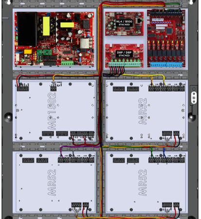 LifeSafetyPower FPO150-B1002D8PM8PNL4E4M/P8-A/E Mercury ProWire Power Systems 150W Dual Voltage, 230 VAC 8 Managed Lock Outputs 16 Auxiliary Outputs