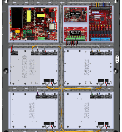 LifeSafetyPower FPO150-B1002D8PM8PNL4E4M/P8-B/E Mercury ProWire Power Systems 150W Dual Voltage, 230 VAC 8 Managed Lock Outputs 16 Auxiliary Outputs